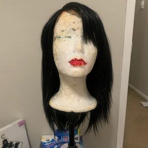 Straight Wig with Bangs